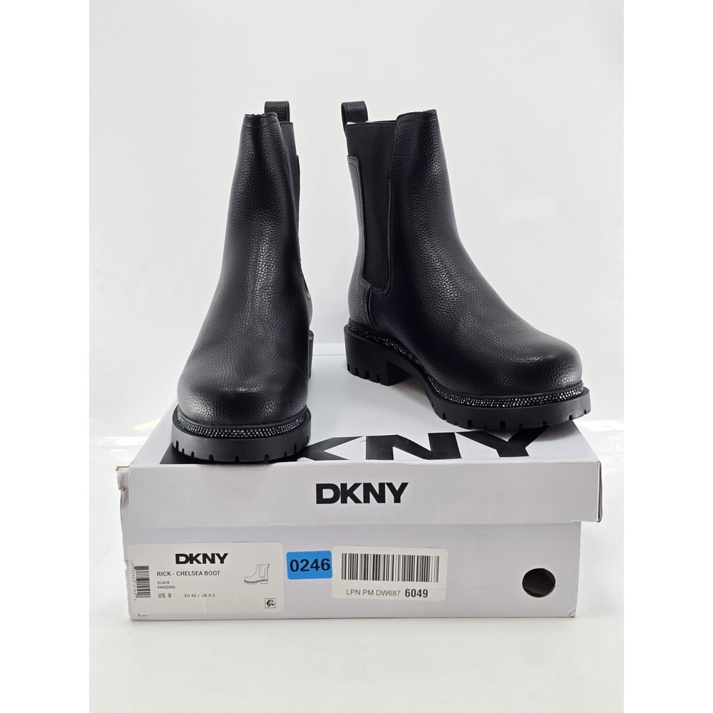 Woman's Boots DKNY Rick‎ Chelsea Boot - Black - Sz 9